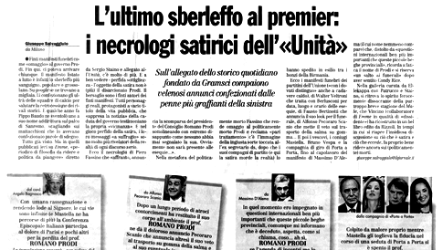 articolo il giornale 29 gennaio 2008