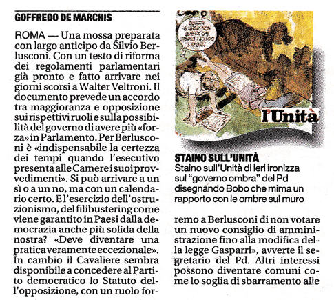 articolo la repubblica 13 maggio 2008