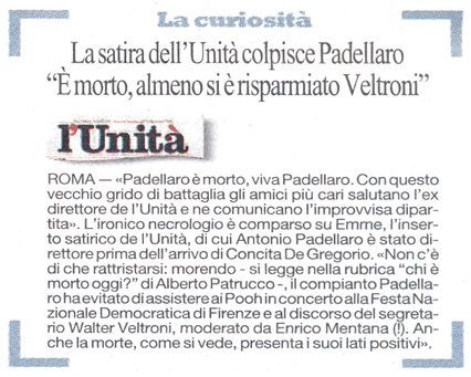 articolo la Repubblica 09 settembre 2008